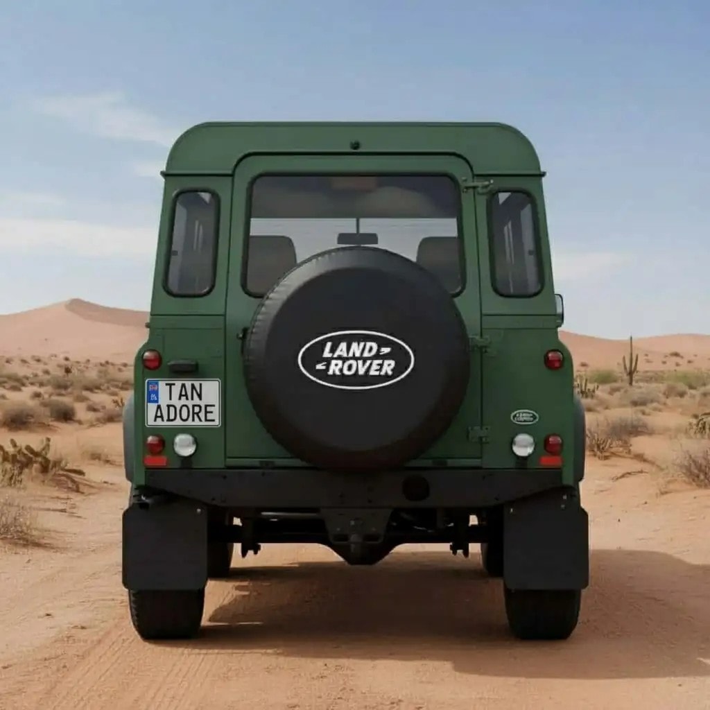 Land Rover Logolu Stepne Kılıfı